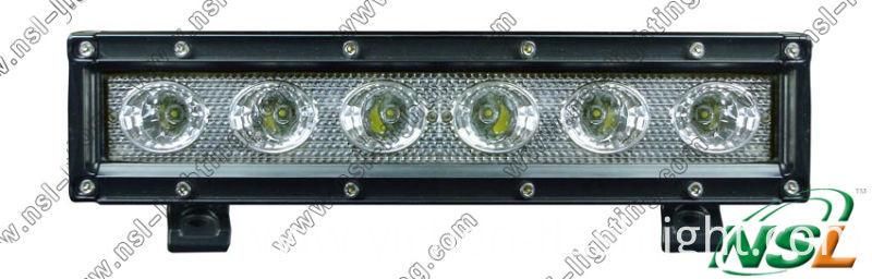 30W 10 Inch LED Work Light Bar Offroad Flood Spot Comb 6PCS*5W 2550lm LED Driving Light Bars for Mining Boat SUV ATV